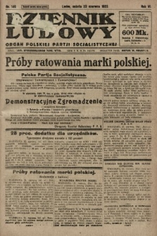 Dziennik Ludowy : organ Polskiej Partji Socjalistycznej. 1923, nr 140