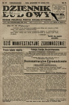Dziennik Ludowy : organ Polskiej Partji Socjalistycznej. 1923, nr 142