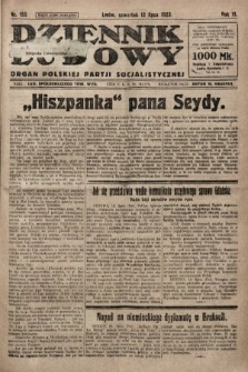 Dziennik Ludowy : organ Polskiej Partji Socjalistycznej. 1923, nr 155