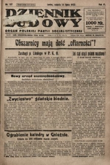 Dziennik Ludowy : organ Polskiej Partji Socjalistycznej. 1923, nr 157