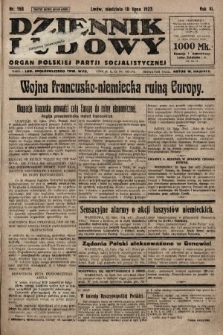 Dziennik Ludowy : organ Polskiej Partji Socjalistycznej. 1923, nr 158