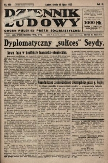 Dziennik Ludowy : organ Polskiej Partji Socjalistycznej. 1923, nr 160