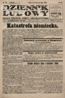 Dziennik Ludowy : organ Polskiej Partji Socjalistycznej. 1923, nr 170