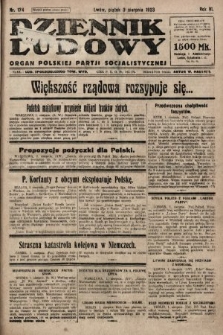 Dziennik Ludowy : organ Polskiej Partji Socjalistycznej. 1923, nr 174