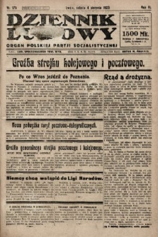 Dziennik Ludowy : organ Polskiej Partji Socjalistycznej. 1923, nr 175