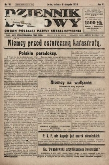 Dziennik Ludowy : organ Polskiej Partji Socjalistycznej. 1923, nr 181