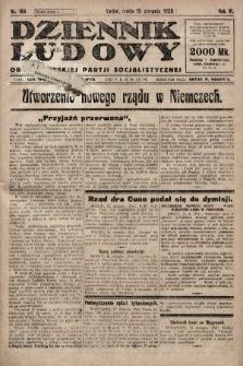 Dziennik Ludowy : organ Polskiej Partji Socjalistycznej. 1923, nr 184