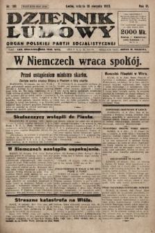 Dziennik Ludowy : organ Polskiej Partji Socjalistycznej. 1923, nr 186