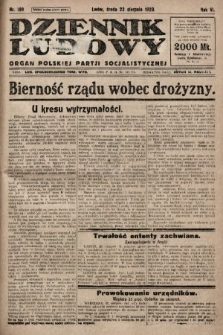 Dziennik Ludowy : organ Polskiej Partji Socjalistycznej. 1923, nr 189