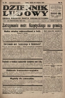 Dziennik Ludowy : organ Polskiej Partji Socjalistycznej. 1923, nr 192