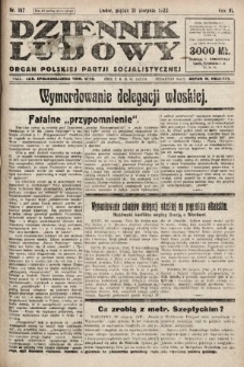 Dziennik Ludowy : organ Polskiej Partji Socjalistycznej. 1923, nr 197