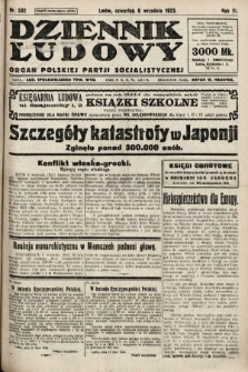 Dziennik Ludowy : organ Polskiej Partji Socjalistycznej. 1923, nr 202