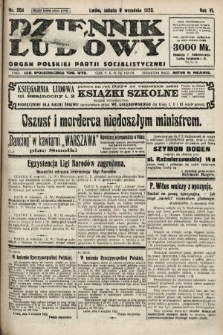 Dziennik Ludowy : organ Polskiej Partji Socjalistycznej. 1923, nr 204