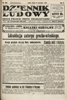 Dziennik Ludowy : organ Polskiej Partji Socjalistycznej. 1923, nr 206