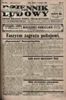 Dziennik Ludowy : organ Polskiej Partji Socjalistycznej. 1923, nr 209