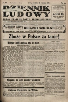 Dziennik Ludowy : organ Polskiej Partji Socjalistycznej. 1923, nr 210