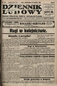 Dziennik Ludowy : organ Polskiej Partji Socjalistycznej. 1923, nr 217