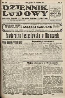 Dziennik Ludowy : organ Polskiej Partji Socjalistycznej. 1923, nr 220