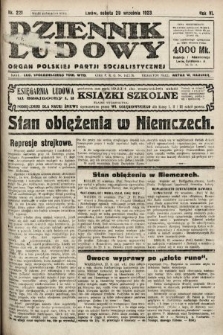 Dziennik Ludowy : organ Polskiej Partji Socjalistycznej. 1923, nr 221