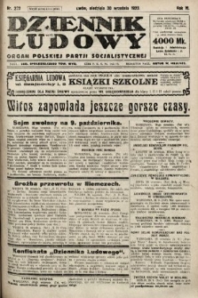 Dziennik Ludowy : organ Polskiej Partji Socjalistycznej. 1923, nr 222