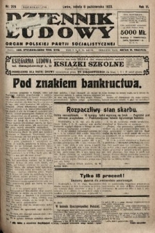 Dziennik Ludowy : organ Polskiej Partji Socjalistycznej. 1923, nr 226