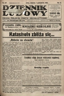 Dziennik Ludowy : organ Polskiej Partji Socjalistycznej. 1923, nr 227