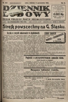 Dziennik Ludowy : organ Polskiej Partji Socjalistycznej. 1923, nr 233