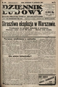 Dziennik Ludowy : organ Polskiej Partji Socjalistycznej. 1923, nr 234