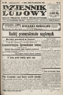 Dziennik Ludowy : organ Polskiej Partji Socjalistycznej. 1923, nr 238