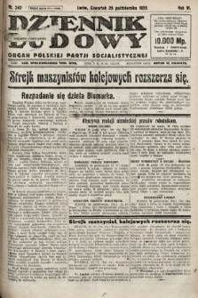 Dziennik Ludowy : organ Polskiej Partji Socjalistycznej. 1923, nr 242