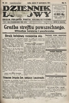 Dziennik Ludowy : organ Polskiej Partji Socjalistycznej. 1923, nr 244
