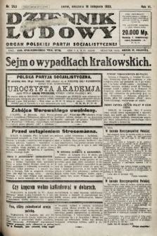 Dziennik Ludowy : organ Polskiej Partji Socjalistycznej. 1923, nr 263