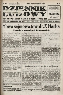 Dziennik Ludowy : organ Polskiej Partji Socjalistycznej. 1923, nr 265