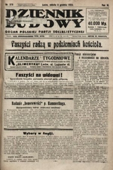 Dziennik Ludowy : organ Polskiej Partji Socjalistycznej. 1923, nr 278