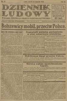 Dziennik Ludowy : organ Polskiej Partyi Socyalistycznej. 1920, nr 27