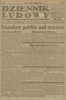 Dziennik Ludowy : organ Polskiej Partyi Socyalistycznej. 1920, nr 36