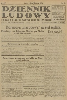 Dziennik Ludowy : organ Polskiej Partyi Socyalistycznej. 1920, nr 58