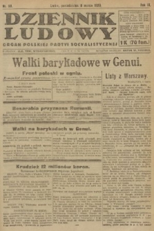 Dziennik Ludowy : organ Polskiej Partyi Socyalistycznej. 1920, nr 59