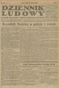 Dziennik Ludowy : organ Polskiej Partyi Socyalistycznej. 1920, nr 60