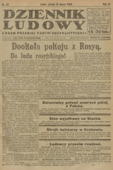 Dziennik Ludowy : organ Polskiej Partyi Socyalistycznej. 1920, nr 62