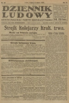 Dziennik Ludowy : organ Polskiej Partyi Socyalistycznej. 1920, nr 63