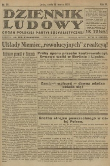 Dziennik Ludowy : organ Polskiej Partyi Socyalistycznej. 1920, nr 66