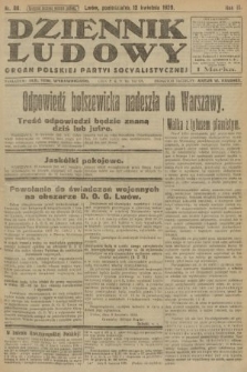 Dziennik Ludowy : organ Polskiej Partyi Socyalistycznej. 1920, nr 88