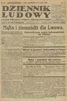 Dziennik Ludowy : organ Polskiej Partyi Socyalistycznej. 1920, nr 94