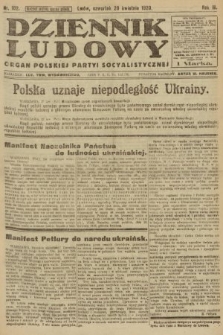Dziennik Ludowy : organ Polskiej Partyi Socyalistycznej. 1920, nr 102