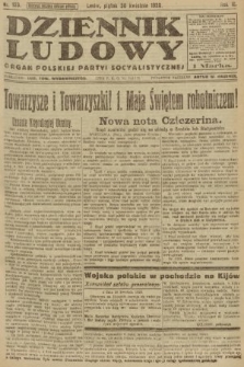 Dziennik Ludowy : organ Polskiej Partyi Socyalistycznej. 1920, nr 103