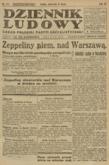 Dziennik Ludowy : organ Polskiej Partyi Socyalistycznej. 1920, nr 107