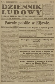 Dziennik Ludowy : organ Polskiej Partyi Socyalistycznej. 1920, nr 111