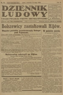 Dziennik Ludowy : organ Polskiej Partyi Socyalistycznej. 1920, nr 113