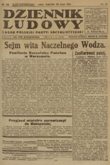 Dziennik Ludowy : organ Polskiej Partyi Socyalistycznej. 1920, nr 119